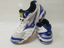 Mizuno Ladies Wave Bolt Royal Blue White Silv...