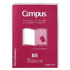 Campus Note Diary Dedicated Note Cover B5 Clear