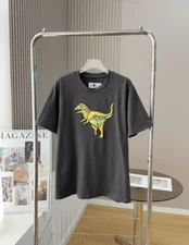 NWT COACH   Men's Women’s Unisex  Embroidered Dinos Dark Green T-shirt  COTTON