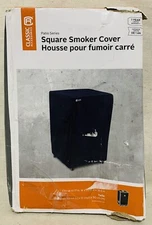 Classic Accessories Black Square Smoker Cover 17" x 20" x 35.5" New Open Box