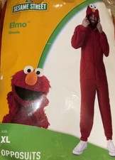 Brand New Sesame Street Full Plush Elmo Prestige Costume XL