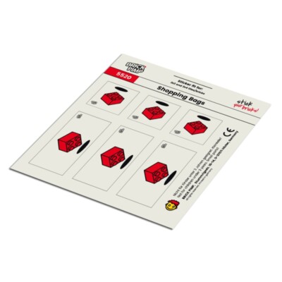 Brick Shopping Bags   STICKER fit for building blocks tiles /5520