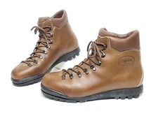 SCARPA TRIONIC Italy Vtg Hiking Backpacking All Leather Boots Men's US 11.5