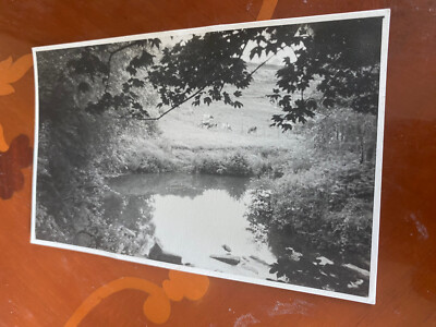 Ein unbekannter Ort. Postkarte 1950.   ( Das Blutloch Pinkham ? )
