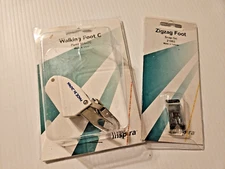 Inspira Walking Foot C 10449C & Zigzag Foot 21003 New Sewing Machine Accessories