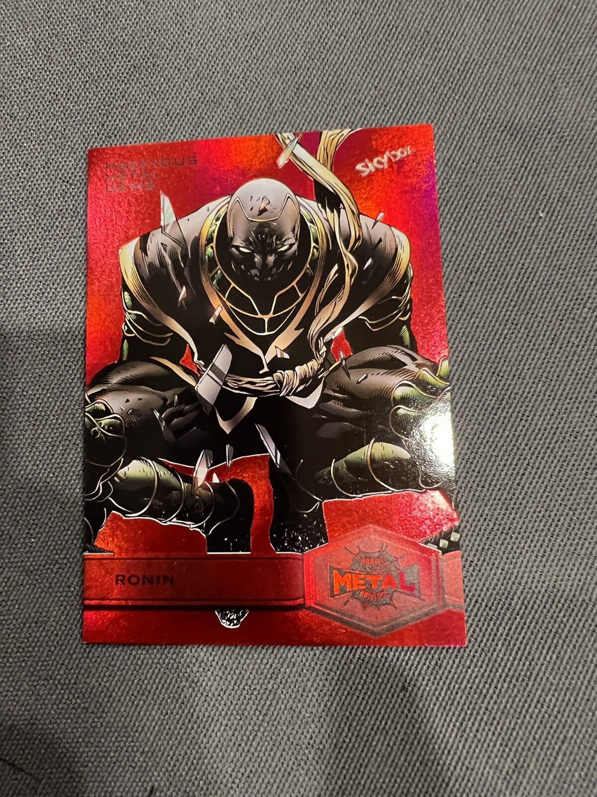 2021 Marvel Metal Universe Spider-Man Ronin 169 Red PMG /100