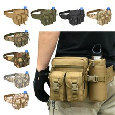 Tactical Waist Belt Bag Fanny Pack Outdoor Travel Hiking Waist Bag for Mens