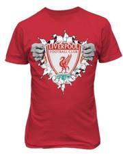 Liverpool Super Hero Logo Soccer Football Futbol Mens  Youth T-Shirt