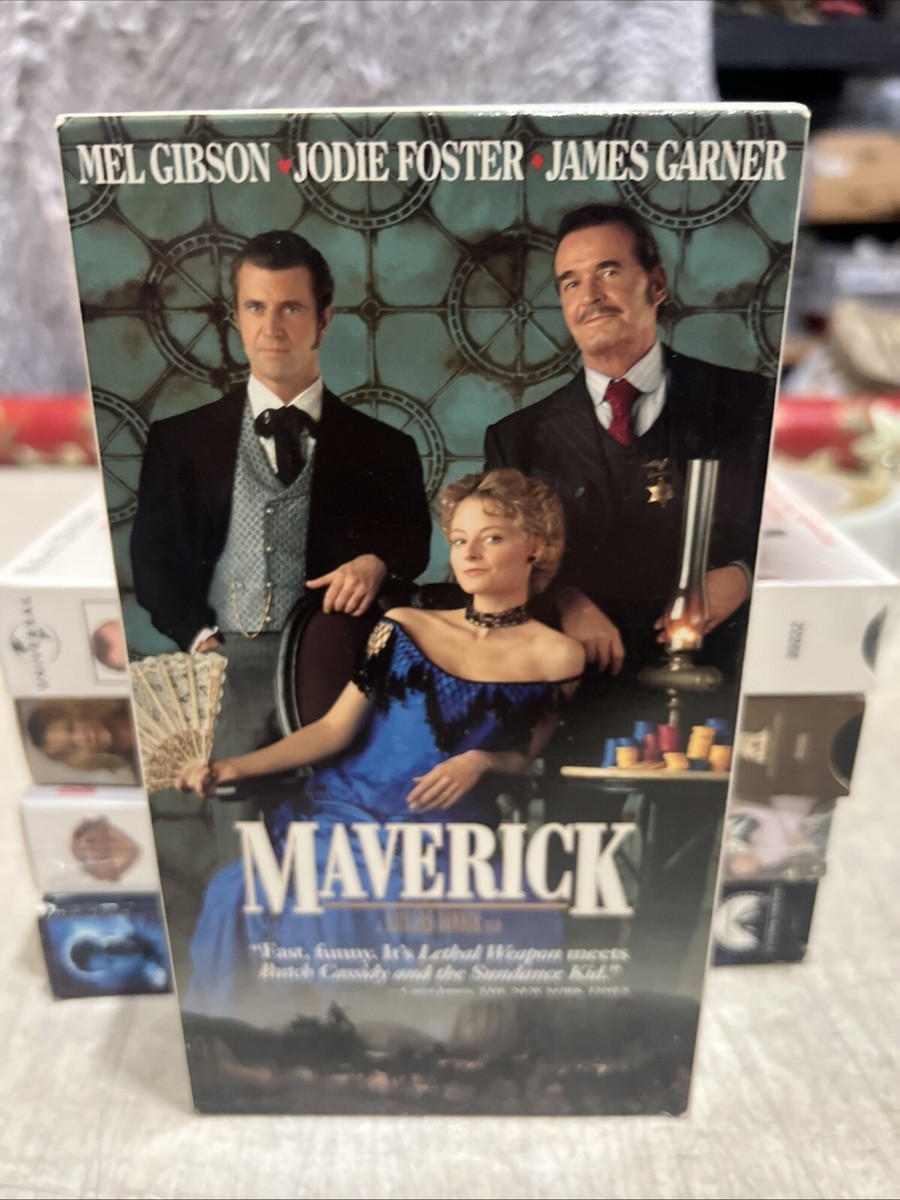 Maverick VHS 1994 Mel Gibson Jodie Foster | eBay