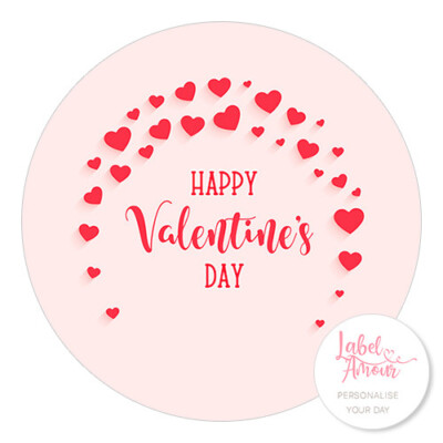 Happy Valentines Day Geschenk Herz Liebe Romantik Tasche Party süß Kegel Aufkleber Etikett