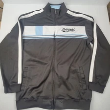 Ecko Unltd Track Jacket Mens Large 24x30 Full Zip Urban Streetwear Embroidered
