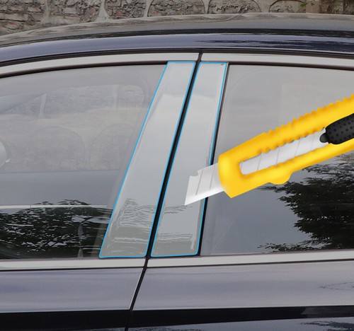 TPU Transparency Exterior Window Bc-Pillar Decoration For Hyundai Sonata 2020-23 - Picture 9 of 18