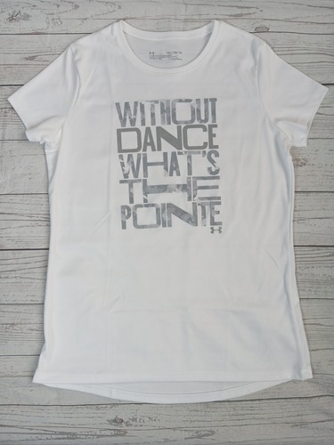 Pre Owned Under Armour Youth Girl's Without Dance What's The Pointe Shirt YXL