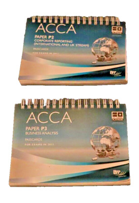 ACCA Paper P2+P3 - Corporate Reporting & Analysis - Passcards - 2010 - BPP