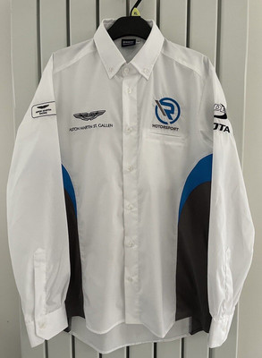 Free Minds Motorsport Aston Martin Arden Button Collar Shirts - Medium BNWOT