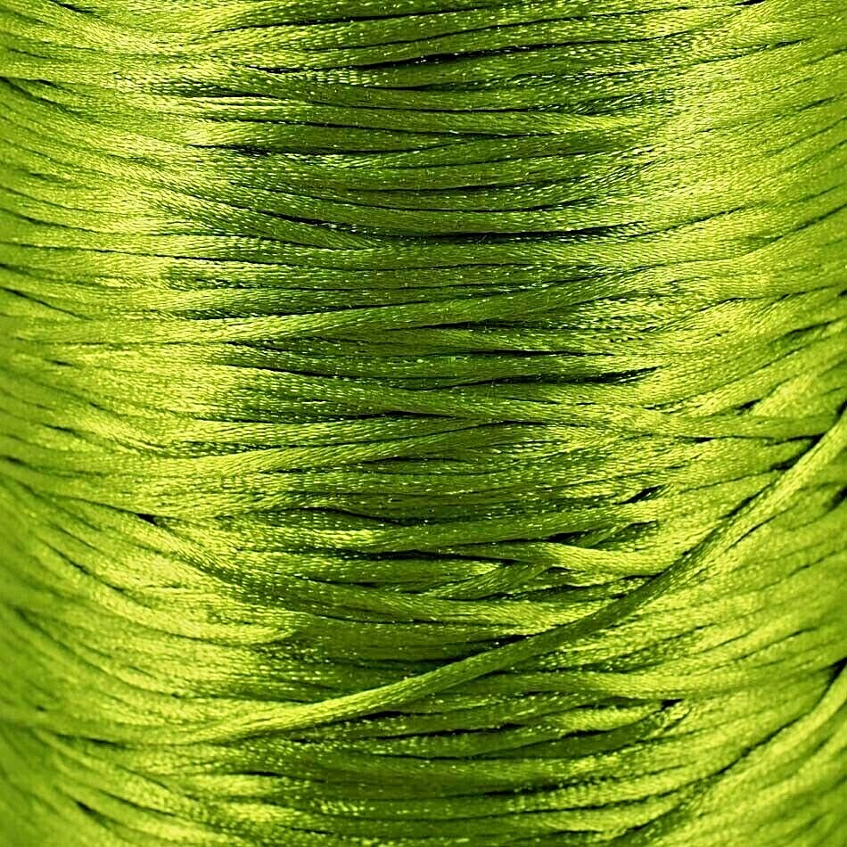 10m Silky Satin Rattail, Kumihimo ,Braiding, Cord 2 mm Thickness ...