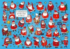 *Weihnachten*Rate&Such*Postkarte*Ein Weihnachtsmann hat seine Mütze....?10 x 15*