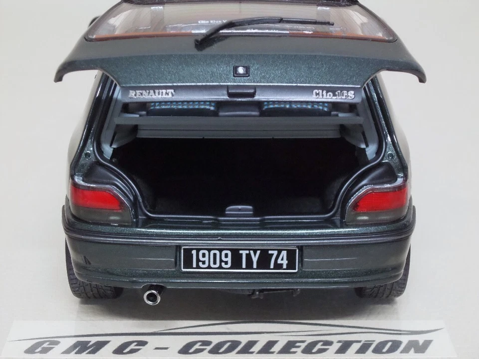 RENAULT CLiO 1.8 16v 1992 VERDE GREEN MET. EDiZiONE LiMiTATA NOREV 1/18 - Immagine 4 di 4