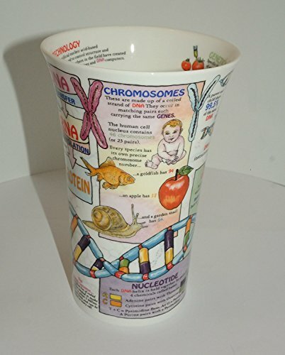 Кружка Dunoon Glencoe Fine China Educational DNA Mug Cup 500 мл 16,9 жидких унций