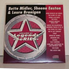 BETTE MIDLER SHEENA EASTON LAURA BRANIGAN LEGENDS SERIES VOL-61 KARAOKE CD G NEW