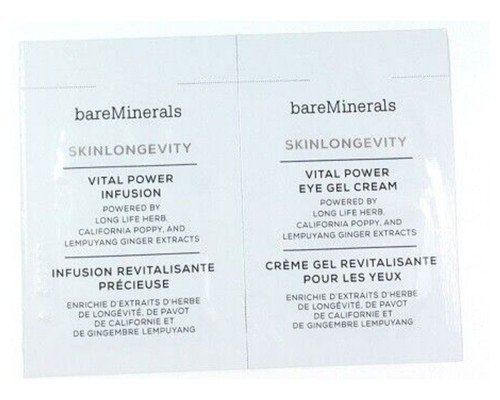 bareMinerals SkinLongevity Vital Power - Infusion Serum + Eye Gel SAMPLE SIZE - 第 2/3 張圖片