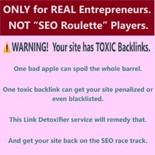 [SEO Detox]  BAD + Toxic + Spammy Backlinks Disavow Service