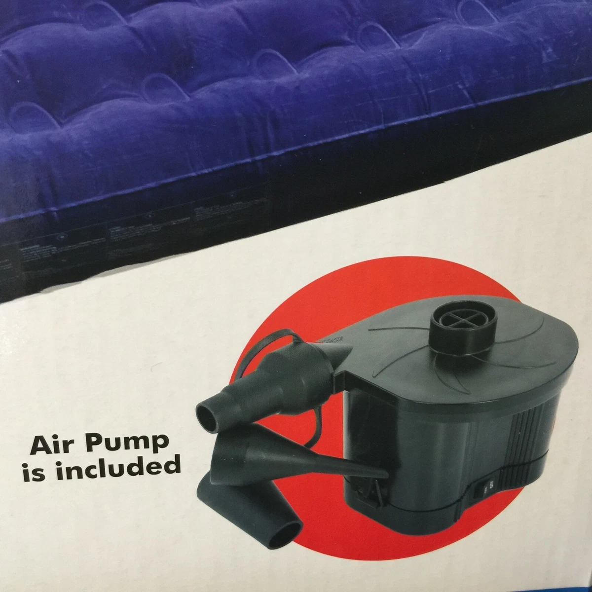 Nature Field Queen Size Air Mattress with Battery Operated Pump