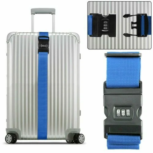 Correas azules para equipaje