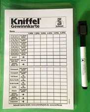 Laminierte Spielvorlagen Kniffel Rock the Boc...