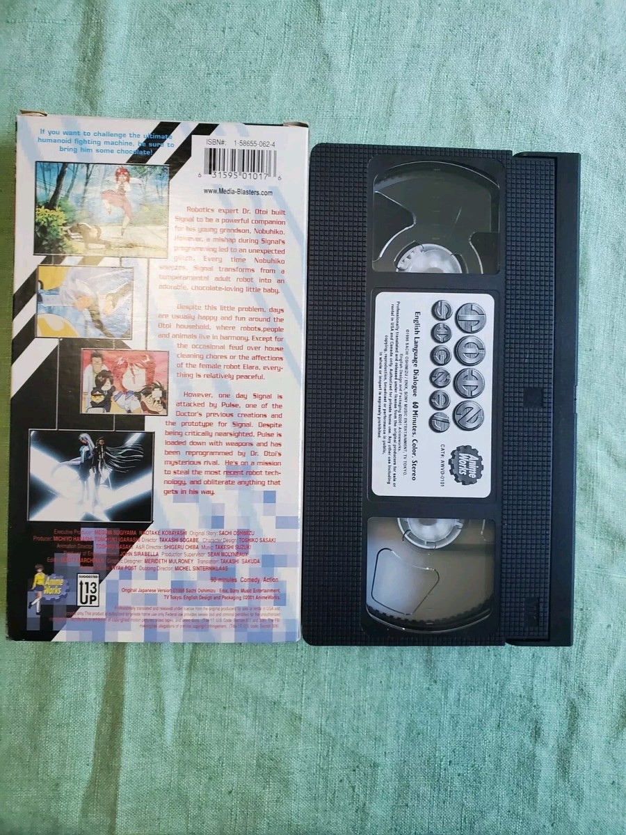 Twin Signal Anime Works VHS Action/Comedy 60 mins Dubbed Sachi