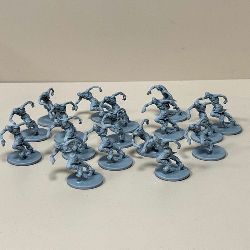 Pack 15PCS Zombicide Black Plague Zombie Runners Board Game Miniatures DND Toys