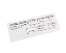 SPORT HSE REAR LIFTGATE EMBLEM BADGE DECAL - NEW - SILVER