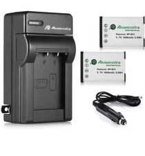 Powerextra 2 Pack Replacement NP-BX1 Li-ion Battery and Charger
