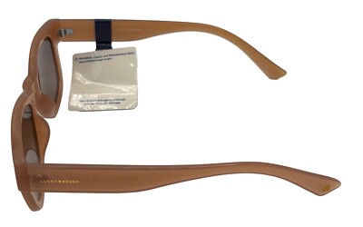 Lucky Brand Womens Matte Blush Plastic Soft Square Sunglass  display picture 1