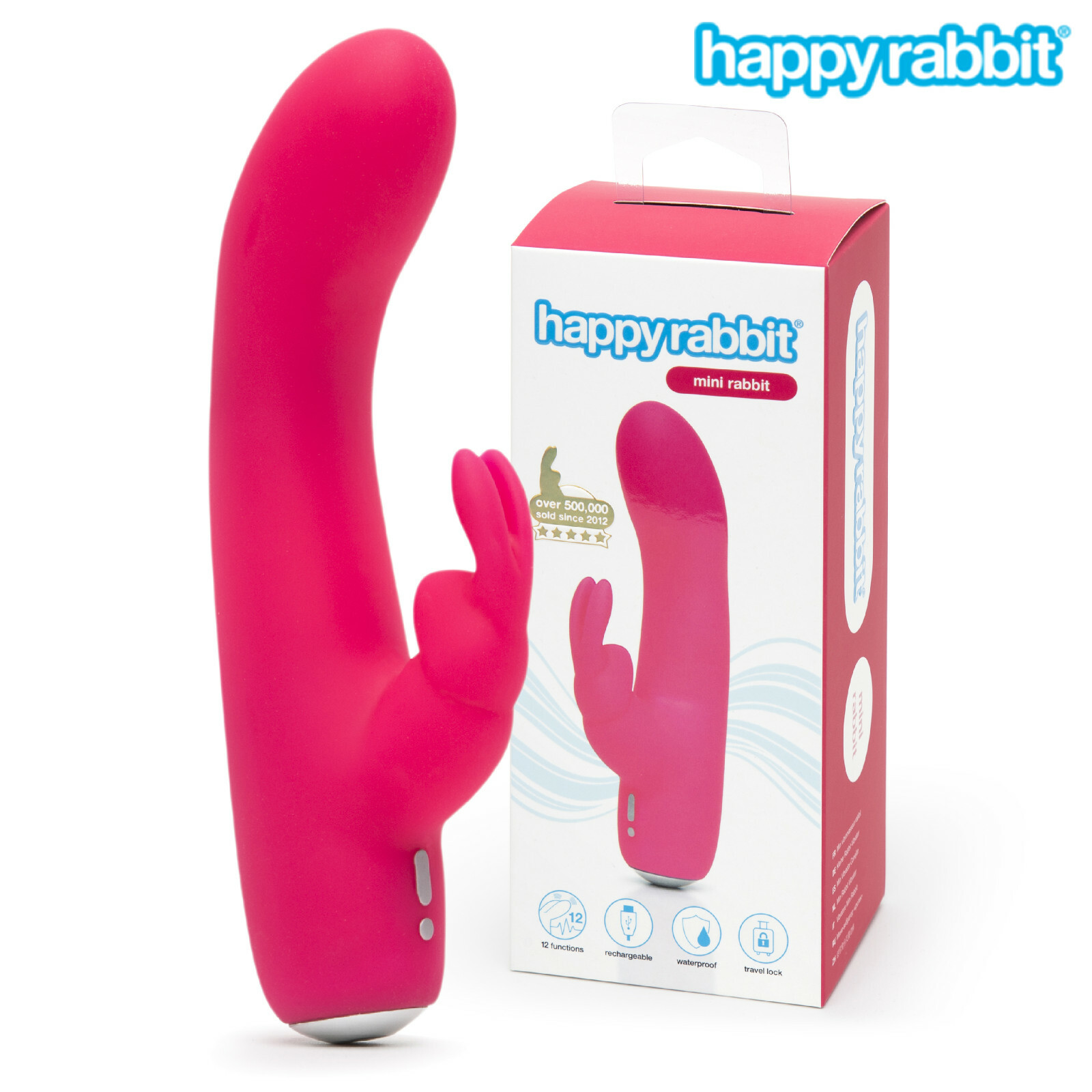 Happy Rabbit Mini USB Rechargeable Rabbit Vibrator Piccolo Vibe Punto G Spot Toy