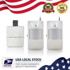 Wireless Home Security Alarm System Motion Sensor Doorbell 2 Motion Detector
