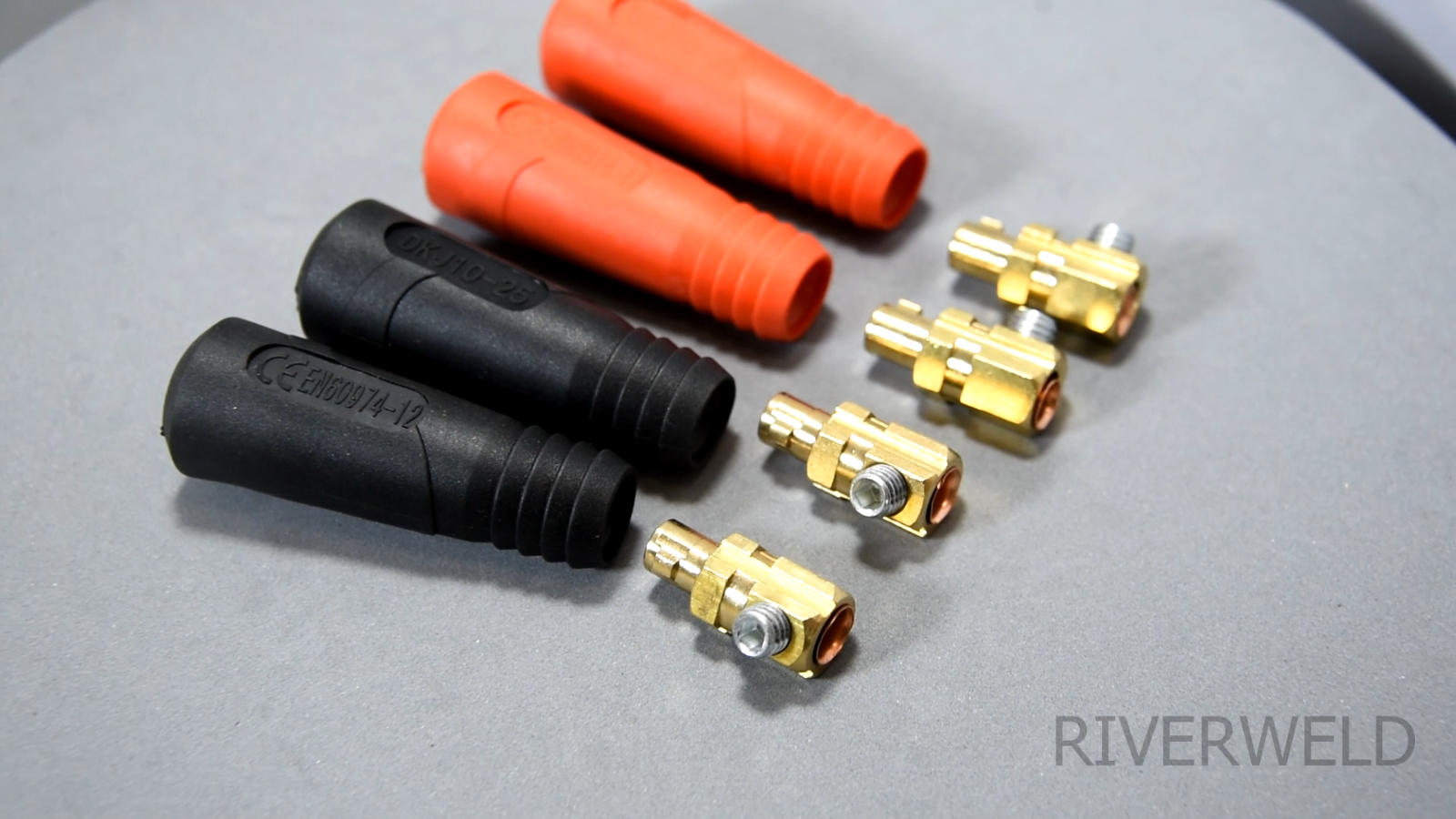 Shiwaki WIG Schweißkabel Stecker Set DKJ10-25 200A - Schnellmontage Für Schweißbrenner
