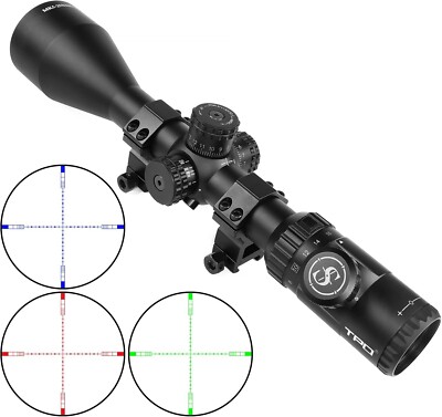 MK5-25X56SAL Rifle Scope 30mm Tube R/G/B Tri-illuminated Reticle