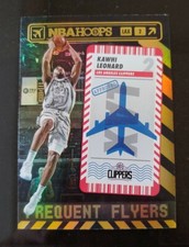 🏀2021-22 Kawhi Leonard Panini NBA Hoops Basketball Card Frequent Flyers Holo 8