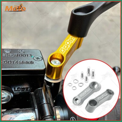 Accessories Mirror Mount Riser Extender Adapter For Honda GROM 125 MSX GROM125