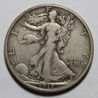 1918 S Walking Liberty Half Dollar M511