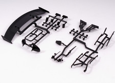 RC Drift Wing Spoiler 1/10 Scale Racing Wing Set Mirrors For 190mm / 200mm Body