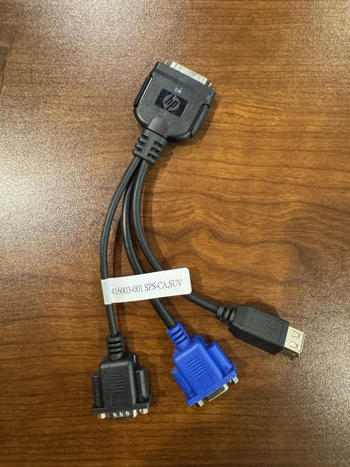 Hp 409496-001 Local I/o Sps-ca Suv Diagnostic Cable 4 C3000 - Image 2 of 4
