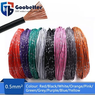 0.5mm² Thin Wall Automotive Cable Car Wiring Auto Modification Electrical Wire
