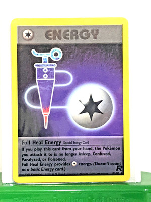 Full Heal Energy 81/82 Team Rocket Regular LP/MP Pokemon TCG
