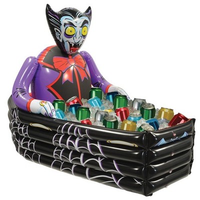 Inflatable Vampire & Coffin Cooler 42'' x 30'' Halloween Party Decorations
