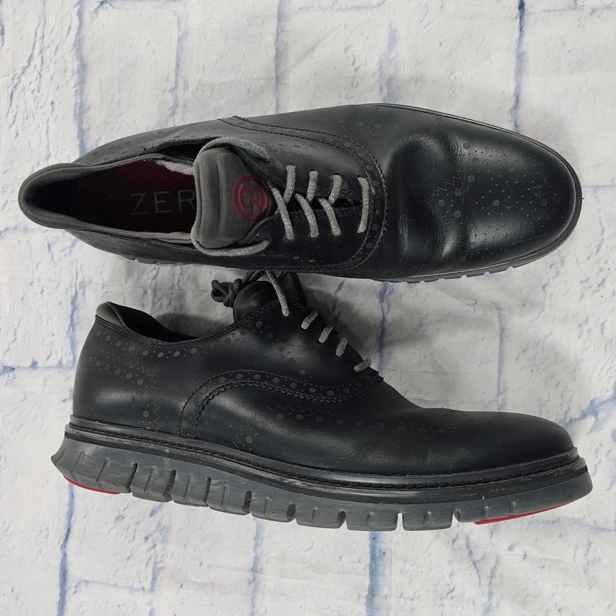 Cole Haan Black Wingtip Dress Shoes for Men for sale | eBay display picture 1
