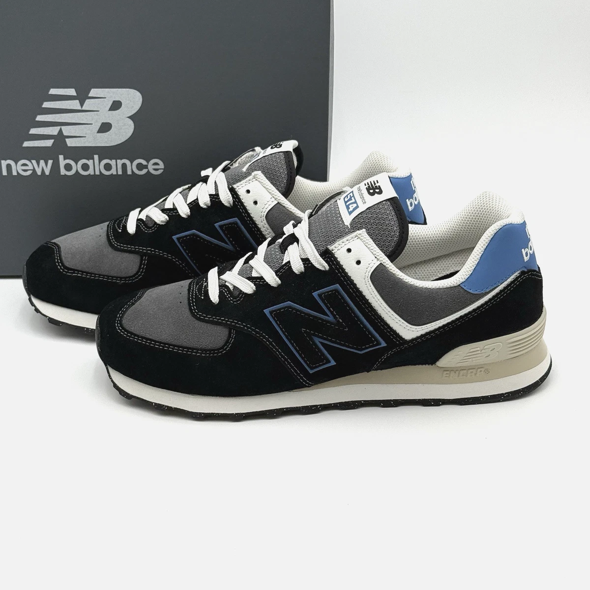 New Balance 574 Black Blue Just Listed 2026