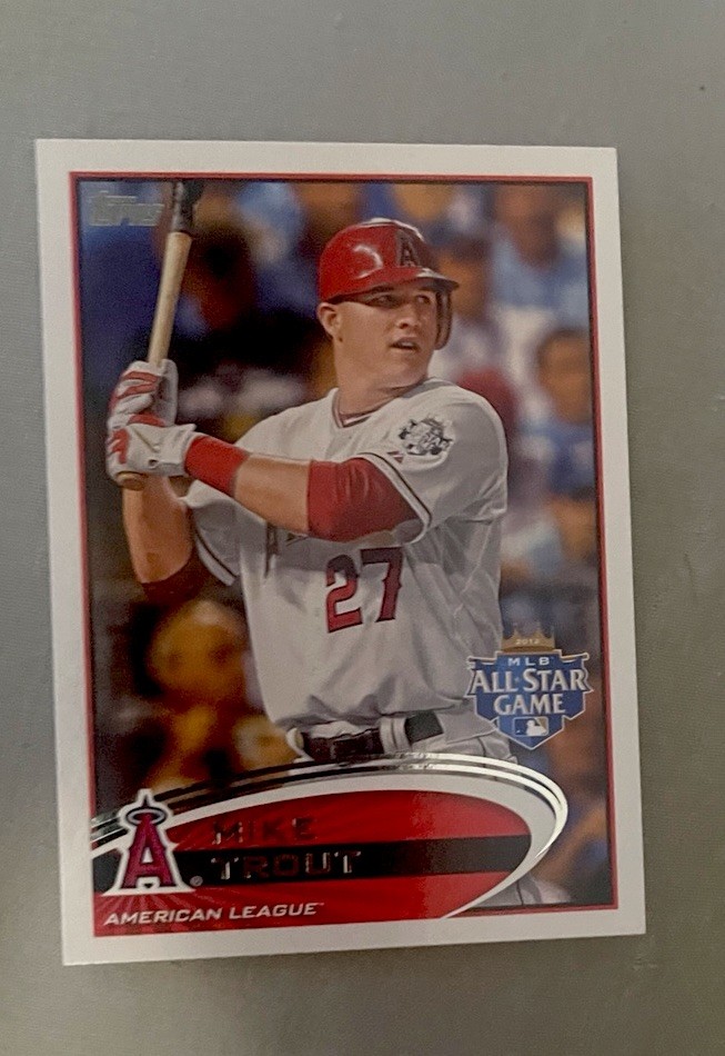 Topps 2012 Update Mike Trout All-Star Game #US144 Angels Baseball Card