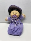 Cabbage Patch Kids 2004 Play Along Baby Doll Purple Sleeper Outfit Pacifier Dark